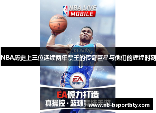 NBA历史上三位连续两年票王的传奇巨星与他们的辉煌时刻